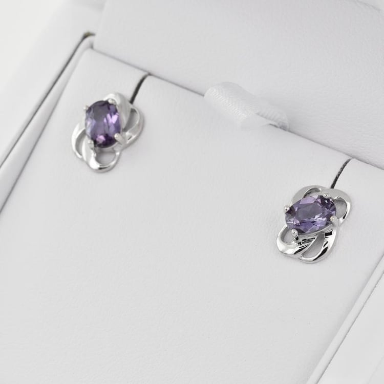 Náušnice ze stříbra 27962