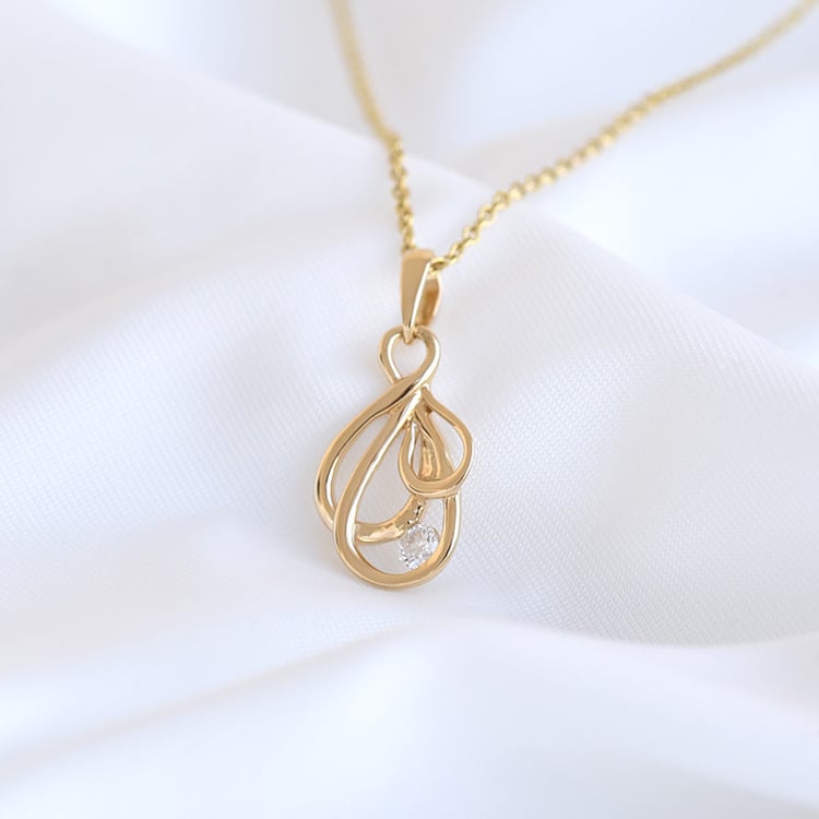 Elegantní přívěsek ze zlata s diamantem 81607