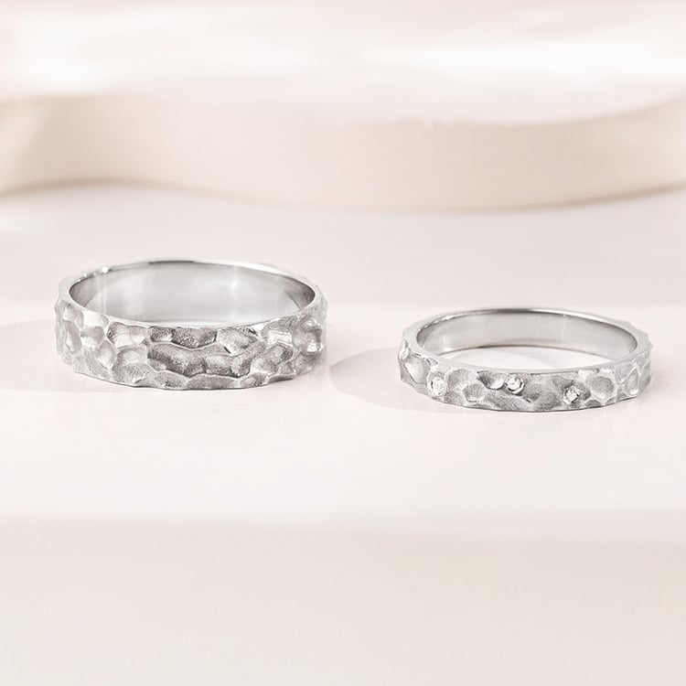 Snubní prsteny s atypickým povrchem Marry 155659