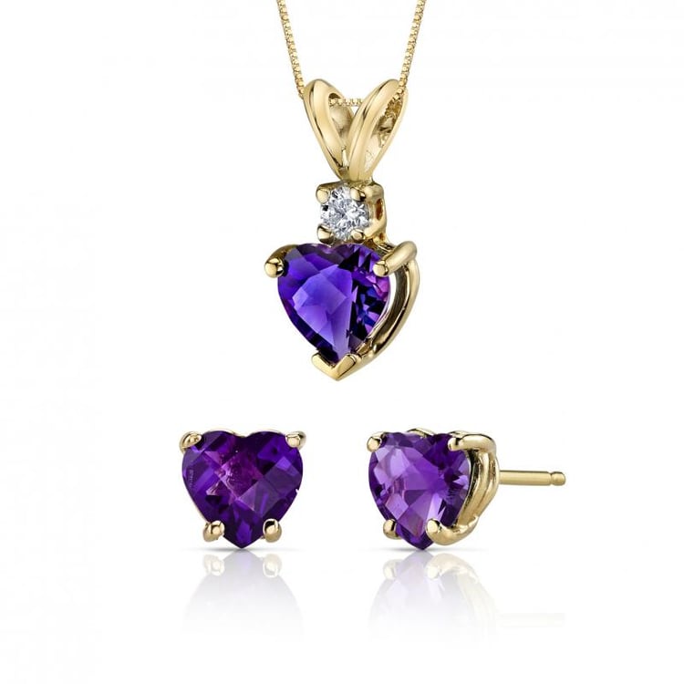 Kolekce ametystových šperků 20304