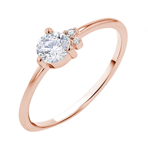 Cluster prsten s lab-grown diamanty Marine