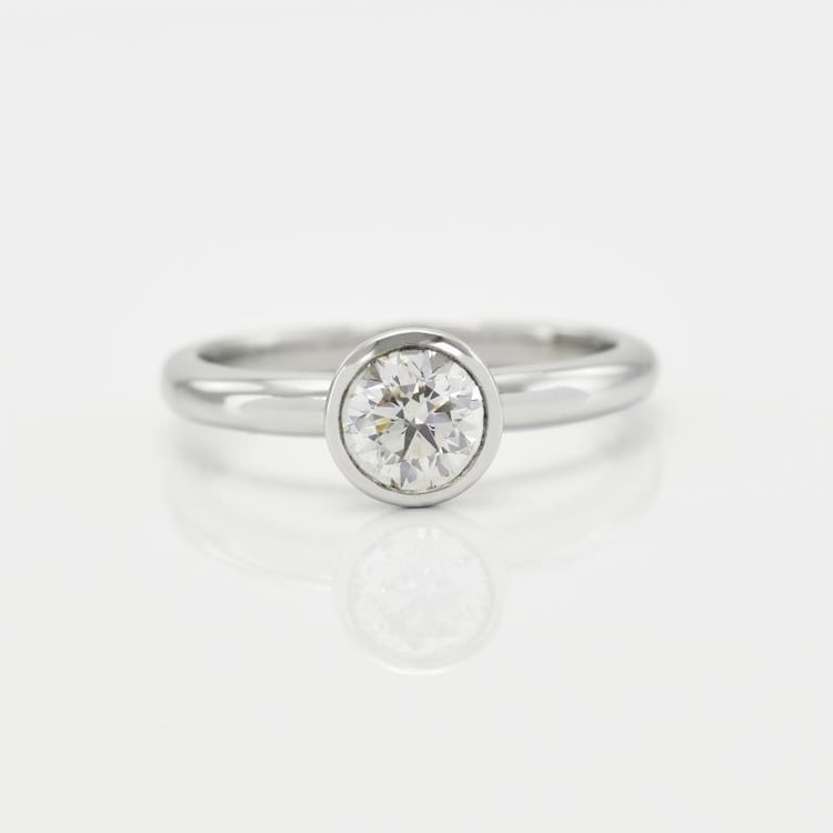 Minimalistický zásnubní prsten 15475