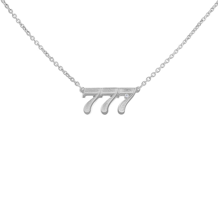 Náhrdelník s diamantem Andělská čísla 132871