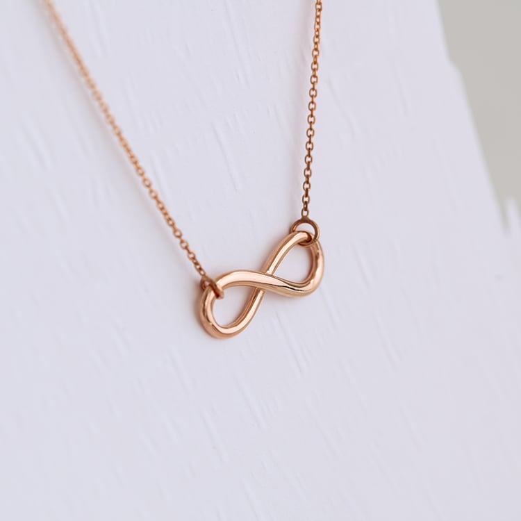 Stříbrný náhrdelník Infinity 124598