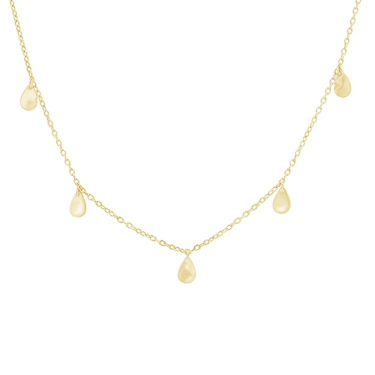 Stříbrný náhrdelník s drobnými kapkami Lucie