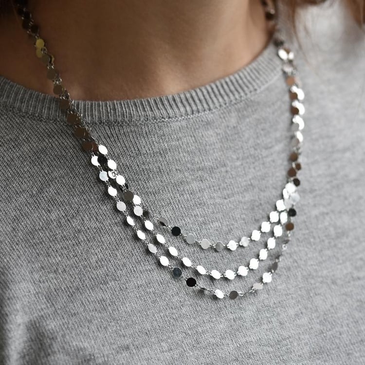 Náhrdelník ze stříbra 43200