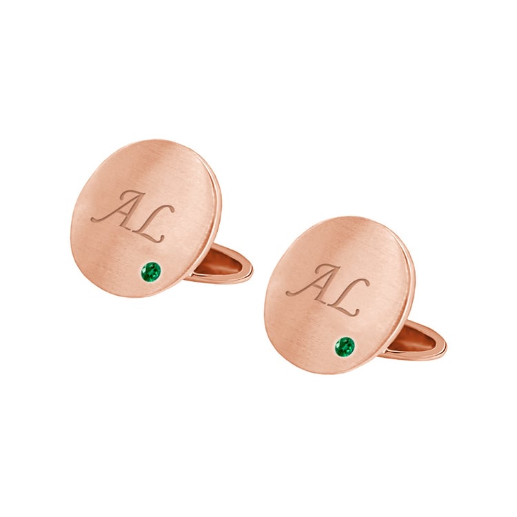 Manžetové knoflíčky se smaragdy 35101