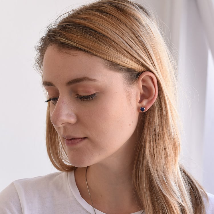 Stříbrné náušnice 69136