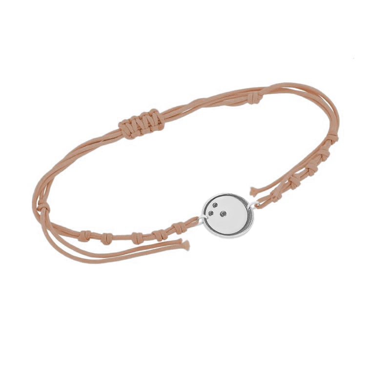 Šňůrkový náramek míč s gravírem dle vaší volby Bowling 124845