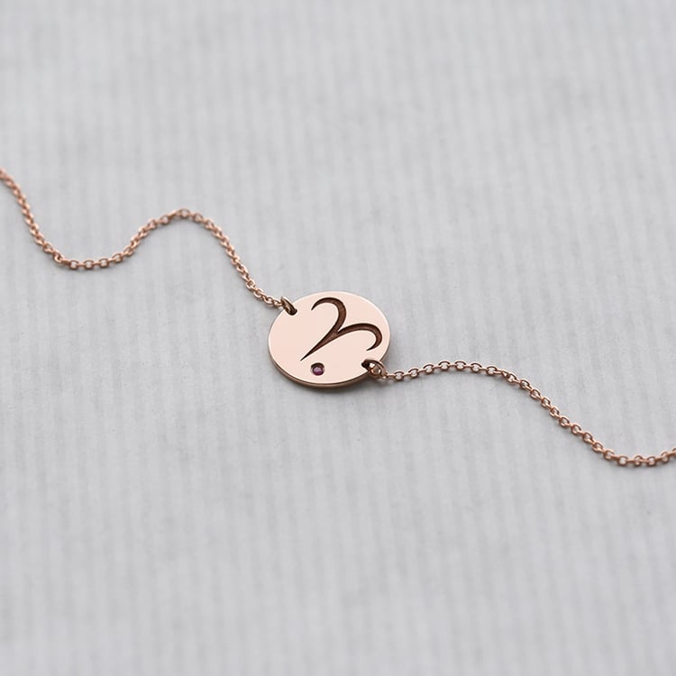 Zlatý rubínový náramek 73162