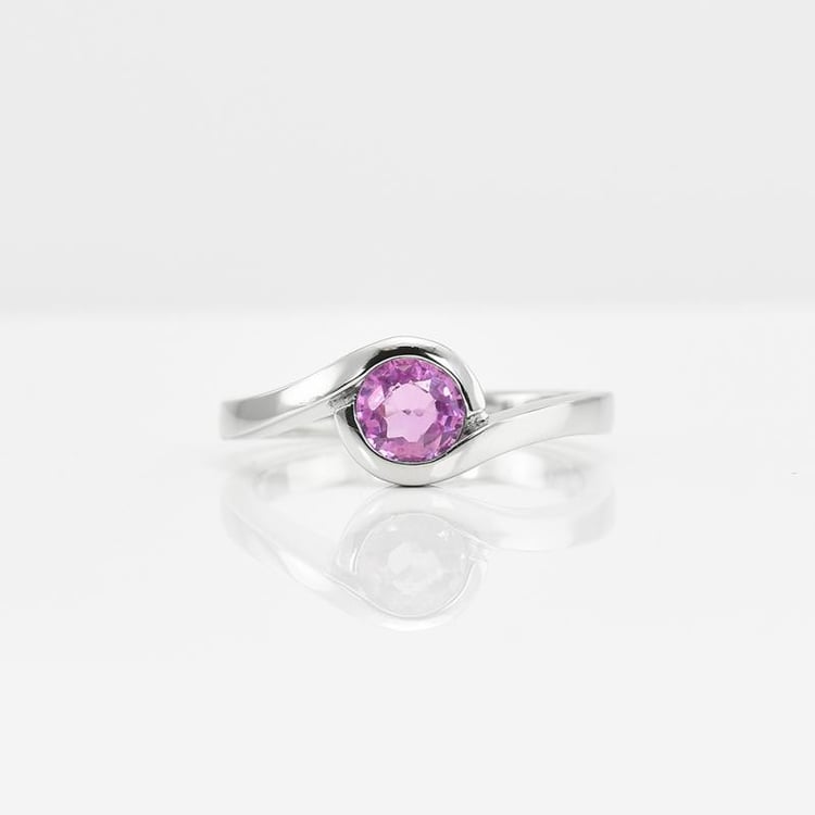 Safírový zásnubní prsten 28840