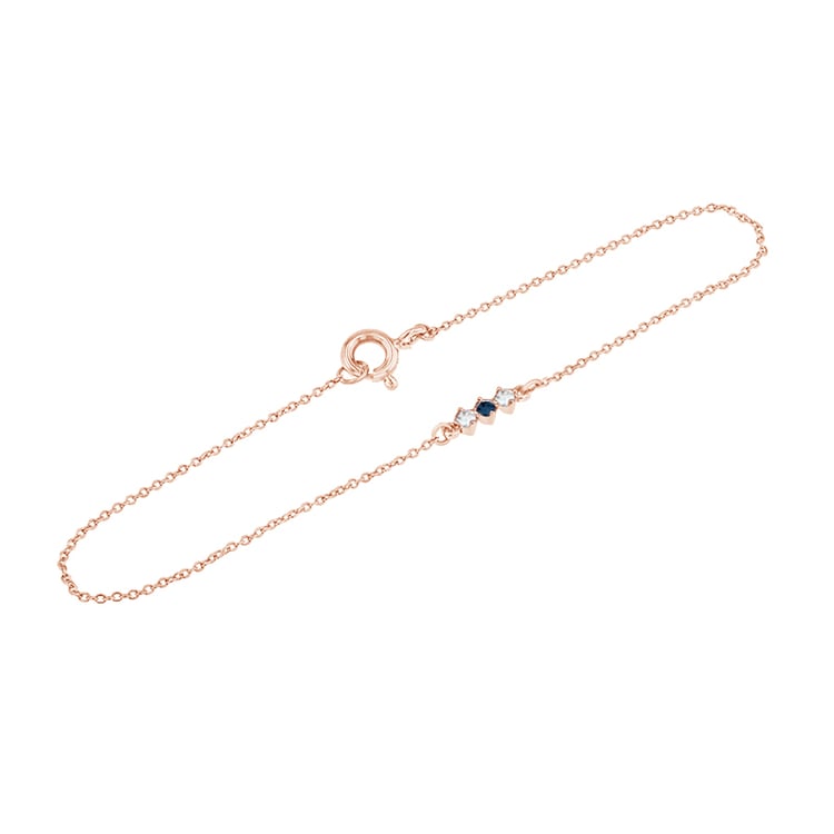 Zlatý náramek s topazy Joe