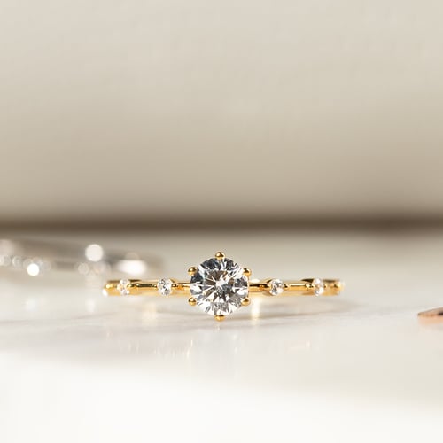 Zásnubní prsten s lab-grown diamanty Imelda