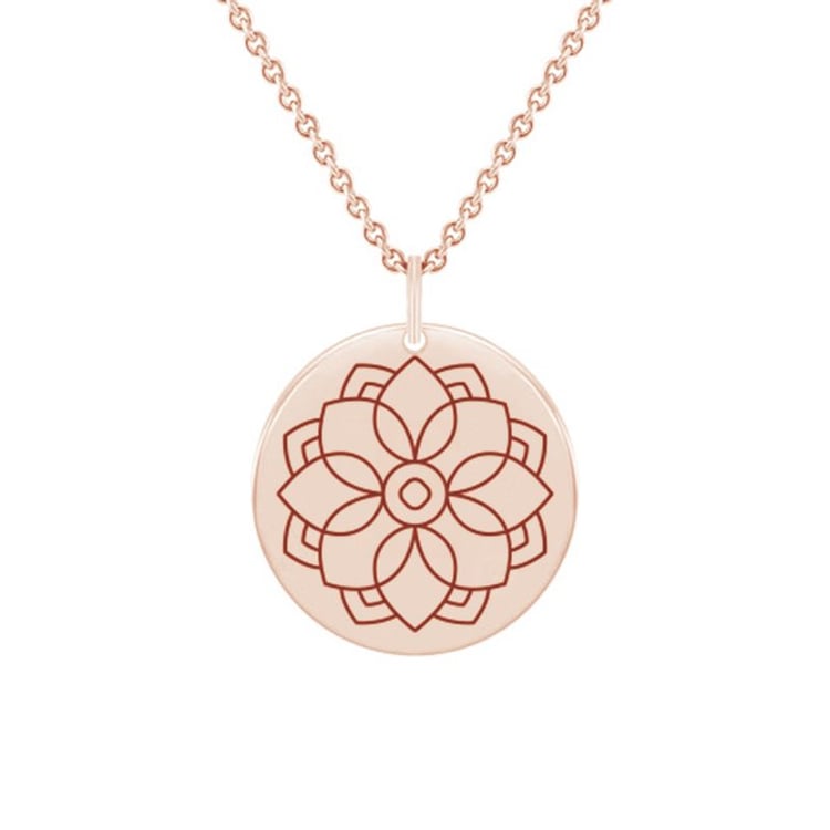 Stříbrný jóga přívěsek Mandala 133130