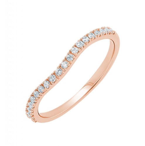 Atypický prsten s lab-grown diamanty Nydia