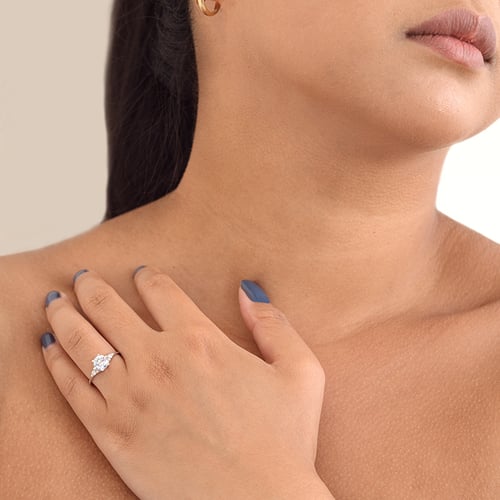 Zásnubní prsten s diamanty Diana