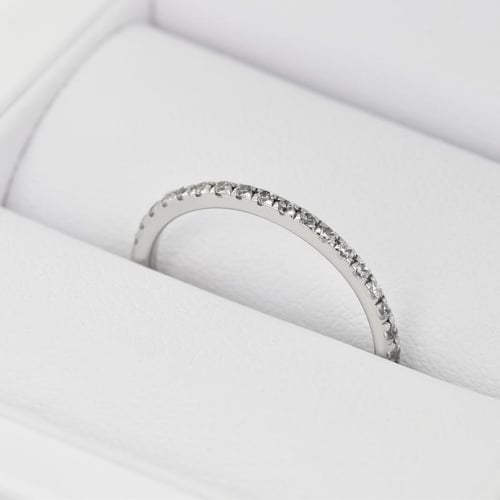 Platinový eternity prsten s 1.25mm diamanty Adva