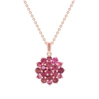 Zlatý přívěsek plný turmalínů Neanu