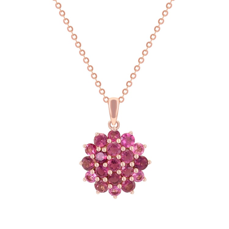 Zlatý náhrdelník plný turmalínů Nanu