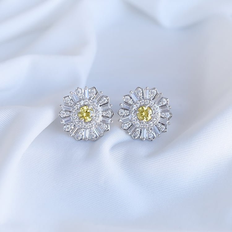 Náušnice ve tvaru květiny 92770