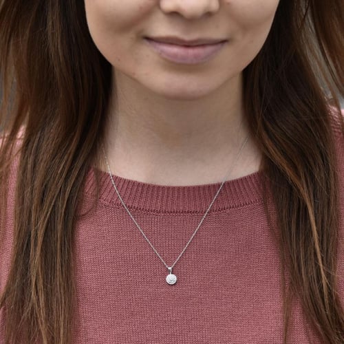 Stříbrný přívěsek s lab-grown diamanty Lexine