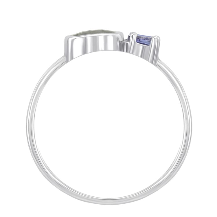 Diamantový cluster prsten 49873