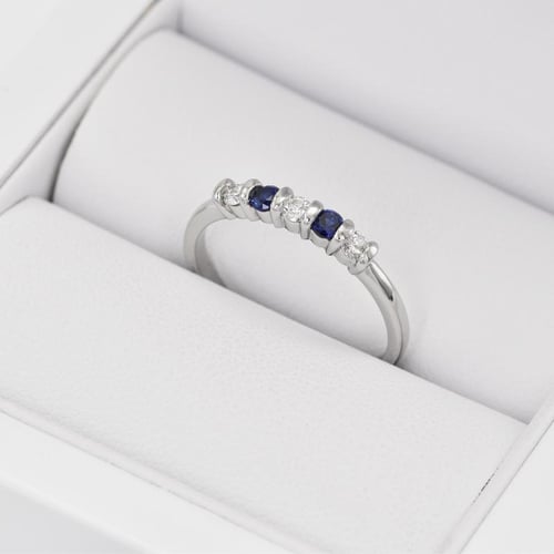Eternity prsten se safíry a diamanty Dalis