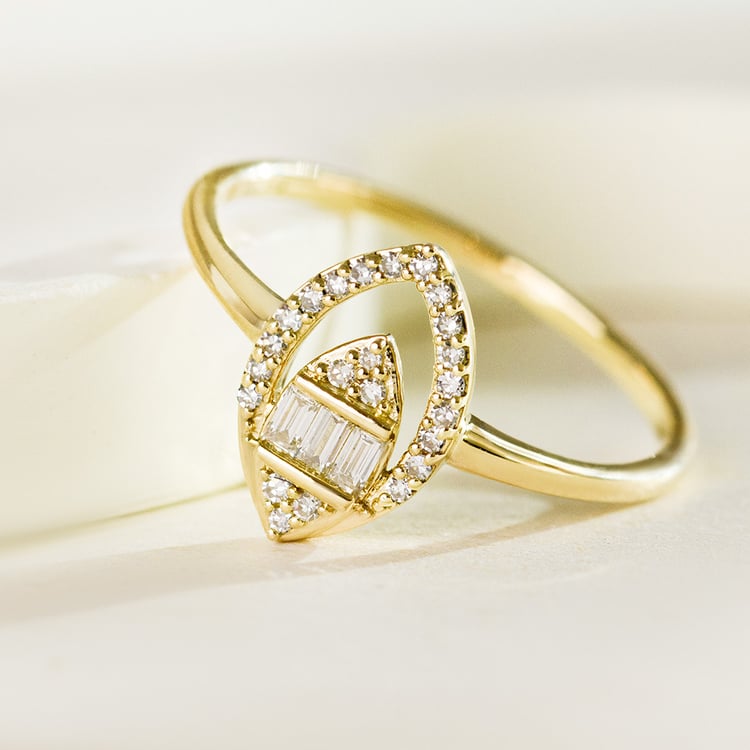 Stříbrný prsten zdobený lab-grown diamanty Sigurd 161856