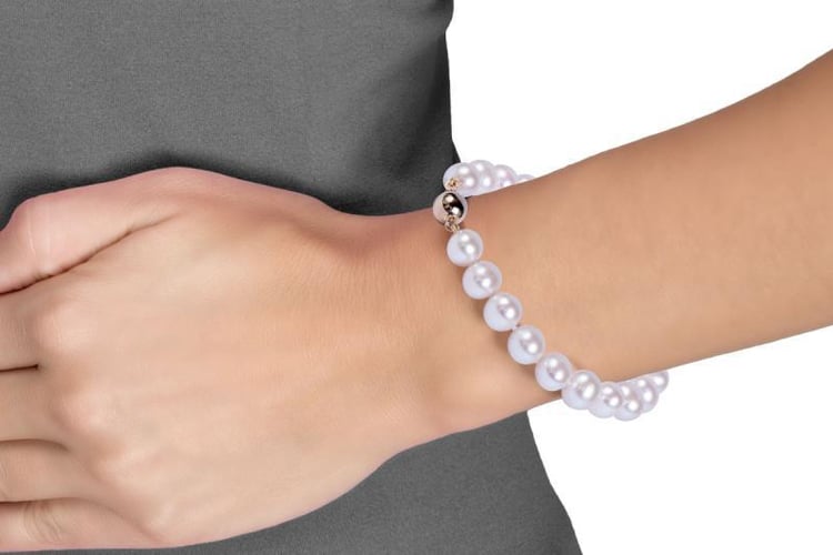 Perlový náramek ze zlata 48788