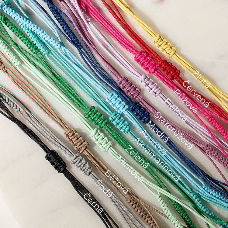 Šňůrkový vykrojený náramek s liškou Malý princ 148840