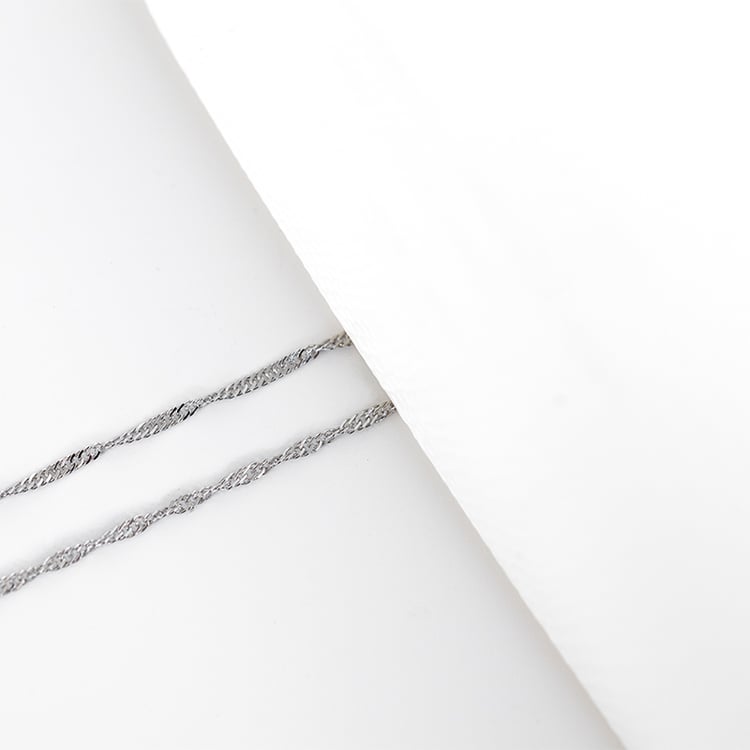 Singapur řetízek 42 cm ze stříbra 129589