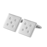 Manžetové knoflíčky z platiny s diamanty Orien