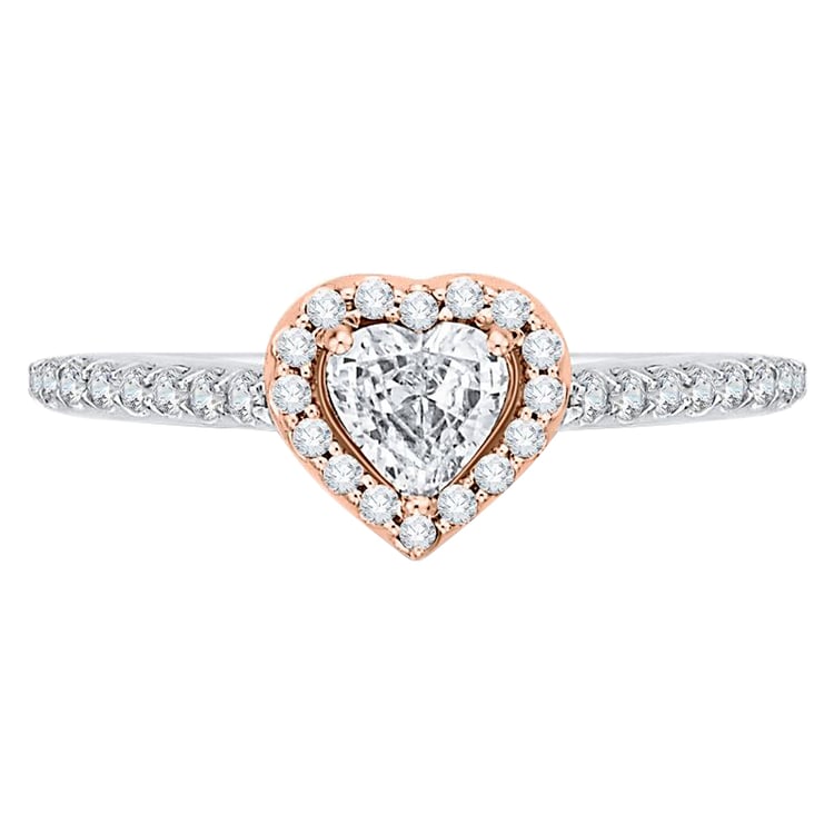 Diamantový zásnubní prsten ze zlata 60916