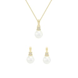 Zlatá perlová kolekce šperků Mauricia