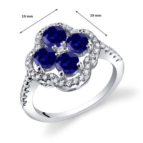 Safírový prsten 12107