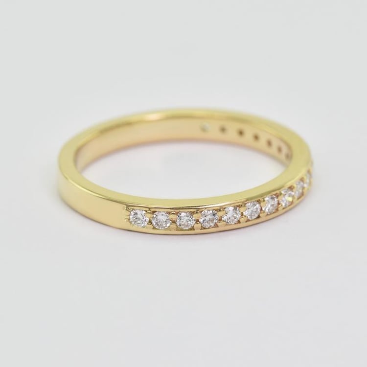 Diamantový zlatý prsten 23687