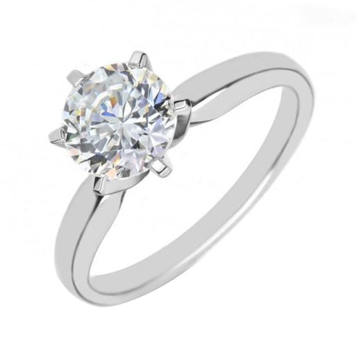 Platinový prsten Lasy