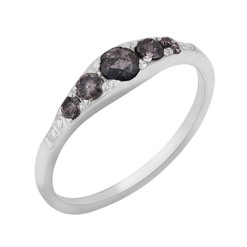 Prsten se salt and pepper diamanty Tamir
