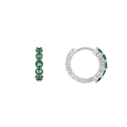 Jemné náušnice se smaragdy Patton