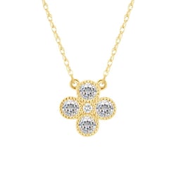 Moissanitový náhrdelník s diamantem Emely