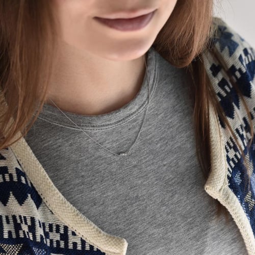 Zlatý choker s diamantovými korálky Xanadie