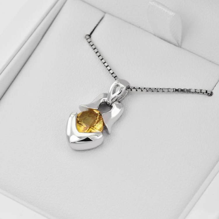 Citrínový přívěsek 28610