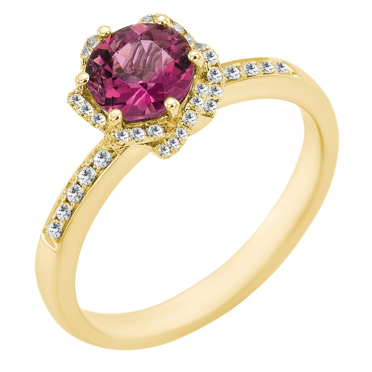 Zásnubní prsten s turmalínem 59432