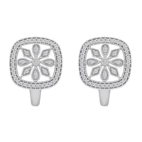 Náušnice s diamantovými květy Retta