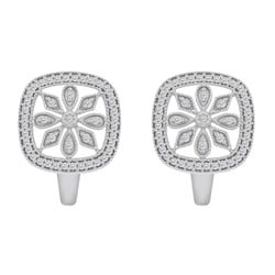 Náušnice s diamantovými květy Retta
