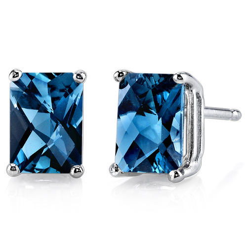 Náušnice s topazy 18177