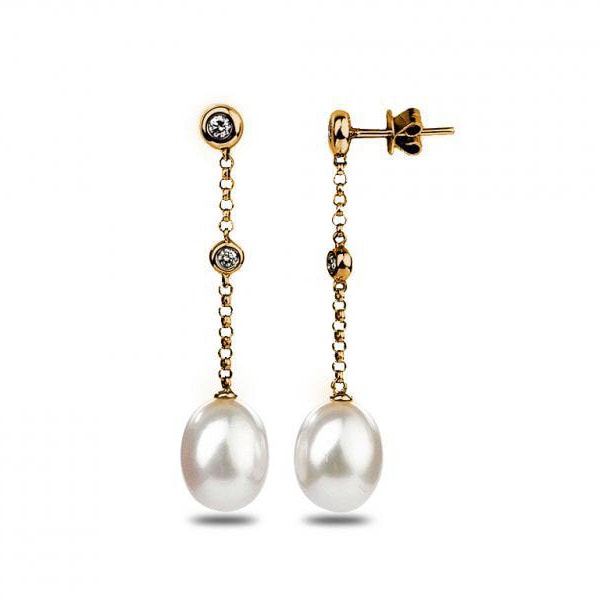 Perlové náušnice Rachim 24991