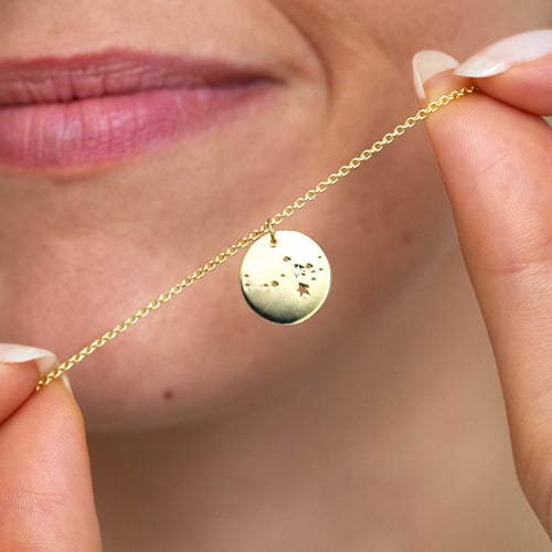 Stříbrný přívěsek se souhvězdím a diamantem Nyala