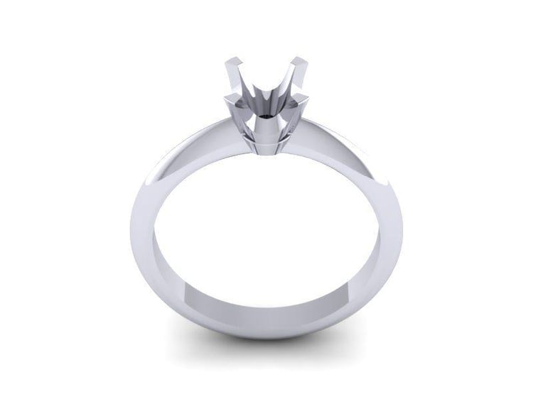 Prsten ze zlata s diamantem Oviya 6674