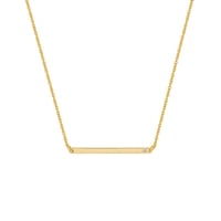 Jemný zlatý náhrdelník s diamantem Dayna